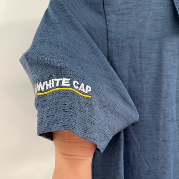 Travis Mathew Men's Golf‎ Polo Lightweight Short Sleeve Blue Sz L - Picture 6 of 6